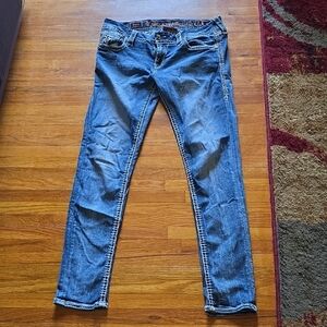 Rock Revival Blue Skinny Jeans Classic Denim